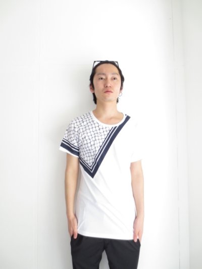 画像1: yoshio kubo / バンダナプリントTシャツ