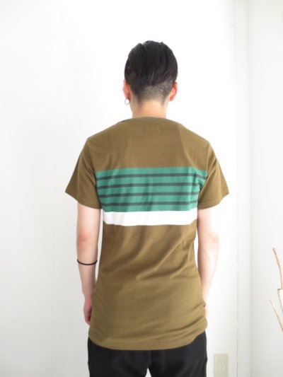 画像3: yoshio kubo / パネルボーダーTシャツ