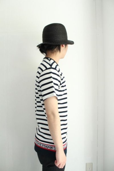 画像2: yoshio kubo / 切替ボーダーTシャツ