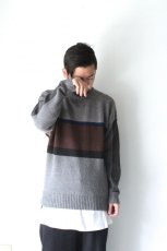 画像8: undecoratedMAN / パネルデザインセーター[通常価格より35%off] (8)