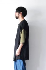 画像5: STOF / リネン配色リラックスTシャツ (5)