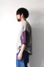 画像5: STOF / リネン配色リラックスTシャツ (5)