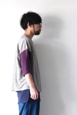 画像7: STOF / リネン配色リラックスTシャツ (7)
