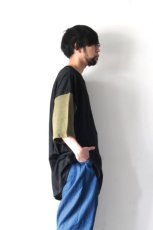 画像7: STOF / リネン配色リラックスTシャツ (7)