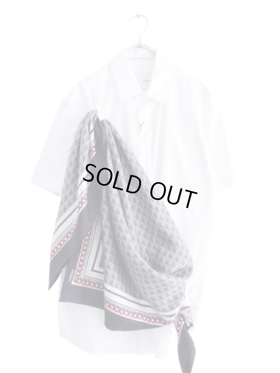 画像1: yoshio kubo / スカーフ付半袖シャツ (1)