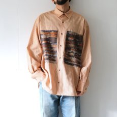 画像2: TAUPE / メッシュポケットシャツ (2)