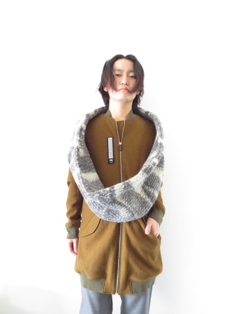 z b ツェットベー xl scarf inside out ビッグスヌード の通販