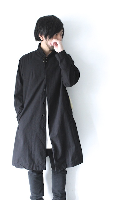 『STILL BY HAND』 Stand Fall Collar Coat