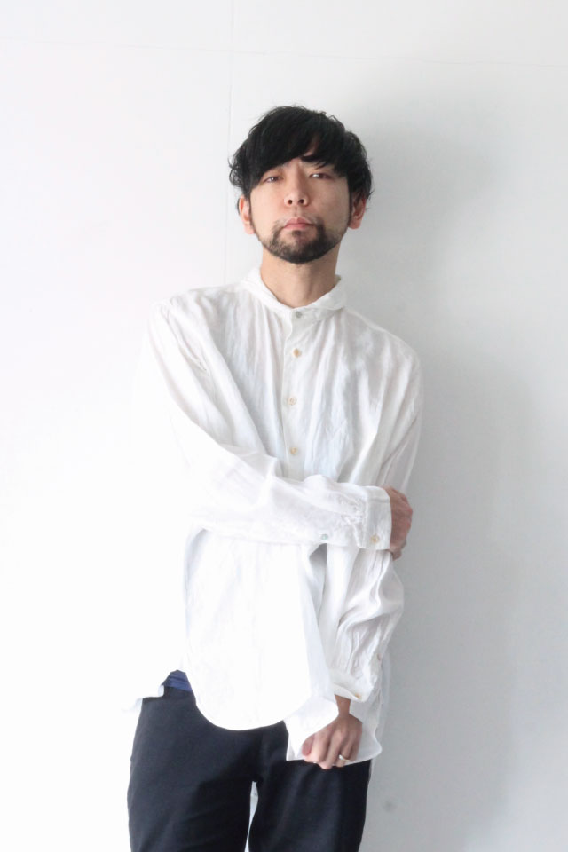 suzuki takayuki(スズキタカユキ) / OME-PIECE SHAWL COLLAR SHIRT 
