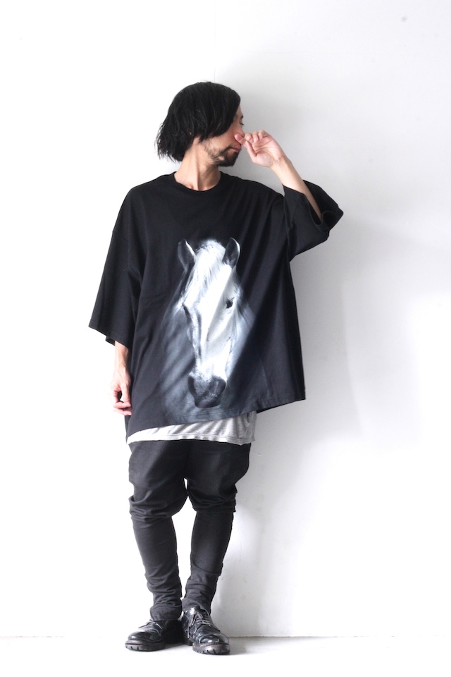 yoshio kubo / オーバーサイズホースTシャツ