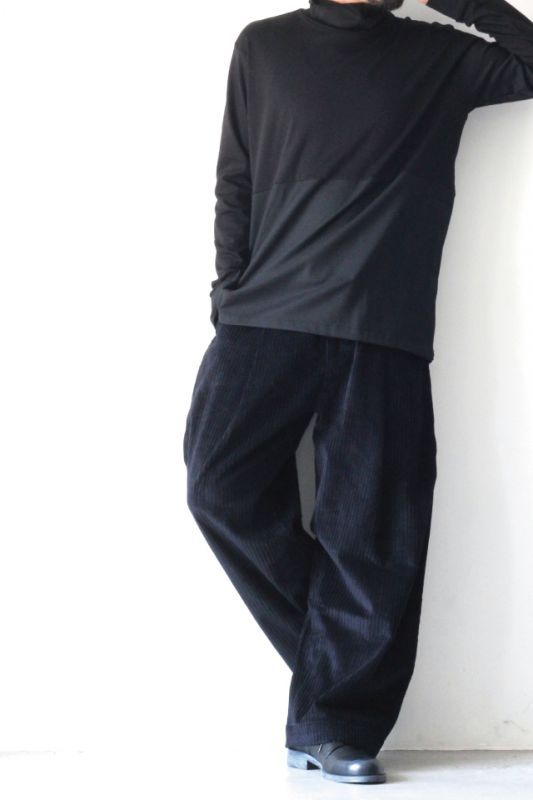 STUDIO NICHOLSON コーデュロイ ワイドパンツ-
