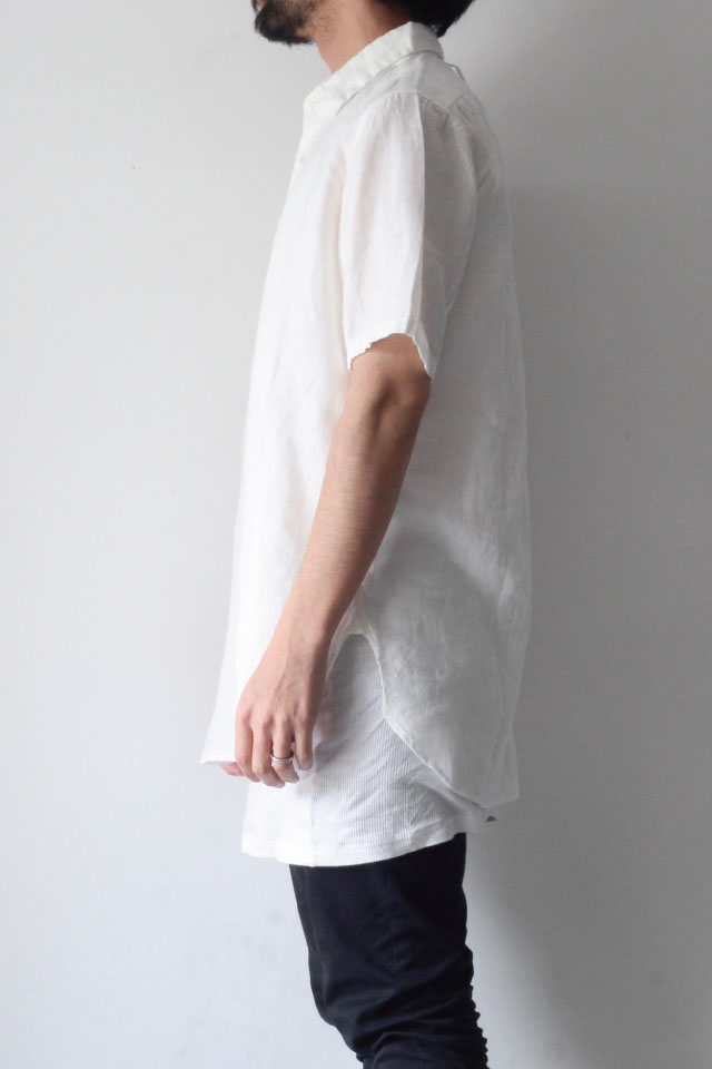 suzuki takayuki(スズキタカユキ) /半袖リネンシャツ(SHORT SLEEVE 