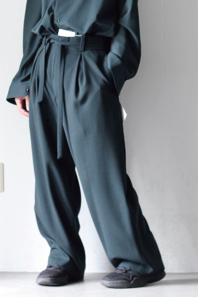 ETHOSENS / ジョーゼットワイドスラックス