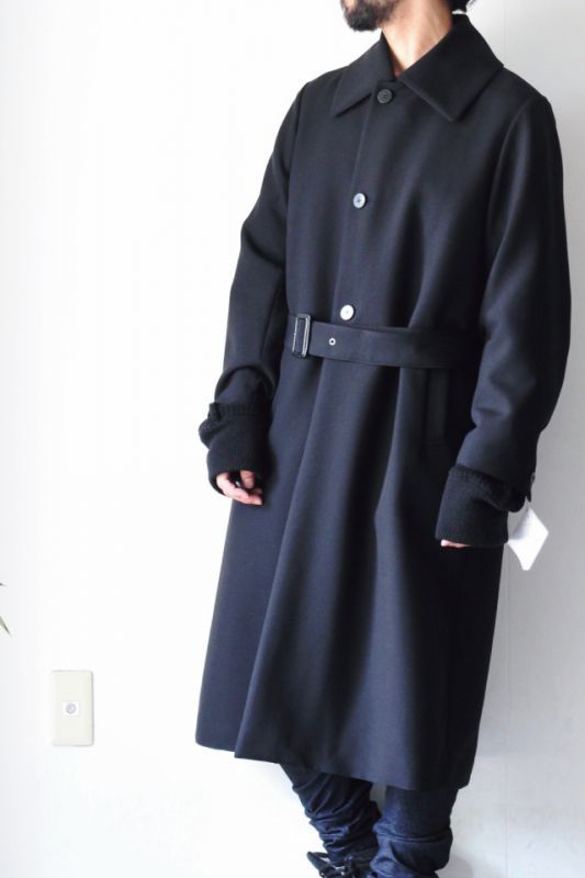 ETHOSENS(エトセンス) / SOUTIEN COLLAR LONG COAT / E218-501（ステン 