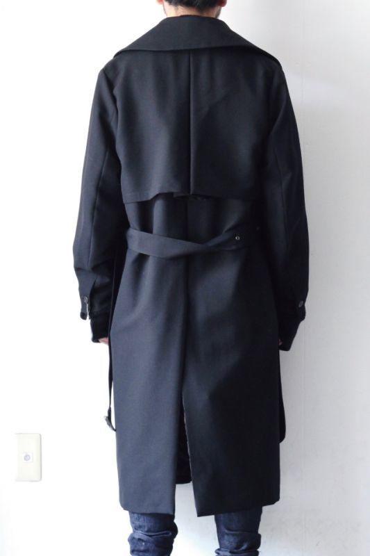 ETHOSENS(エトセンス) / SOUTIEN COLLAR LONG COAT / E218-501（ステンカラーロングコート)の通販−公式取り扱いセレクトショップ  ALuvous/一万円以上送料無料<大阪,中崎町>