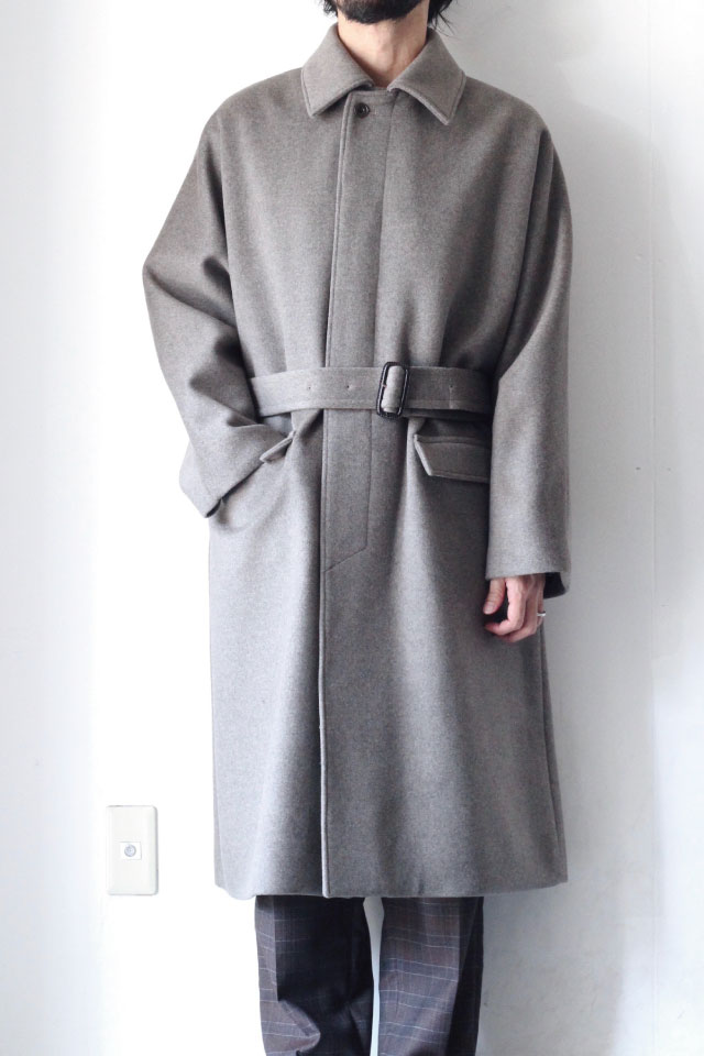 Size12un/unbient Sponge Melton Coat コート ネイビー 2