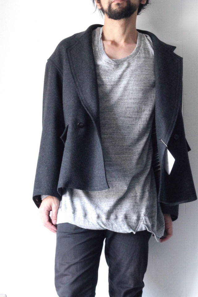 ETHOSENS(エトセンス) / MELTON DOUBLE JACKET/ E218-404（メルトン 
