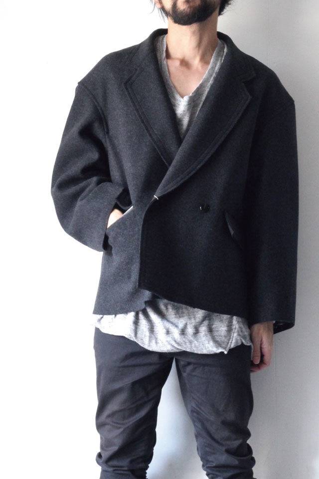 ETHOSENS(エトセンス) / MELTON DOUBLE JACKET/ E218-404（メルトン 