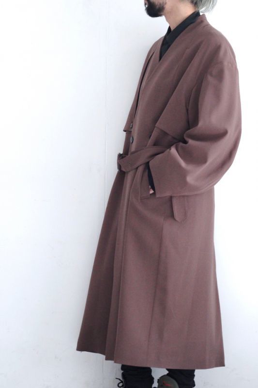 ETHOSENS(エトセンス) / NO COLLAR TRENCH COAT/ E119-502（ノーカラー 