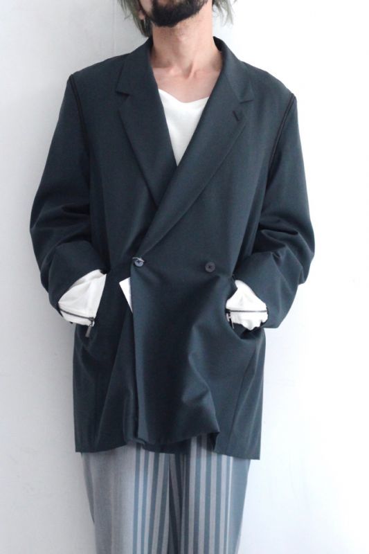 ETHOSENS(エトセンス) / DATACHABLE SLEEVE JACKET / E119-401（ダブル 