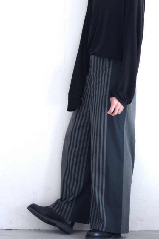 限定販売】 ethosens stripe セットアップ check シャツ