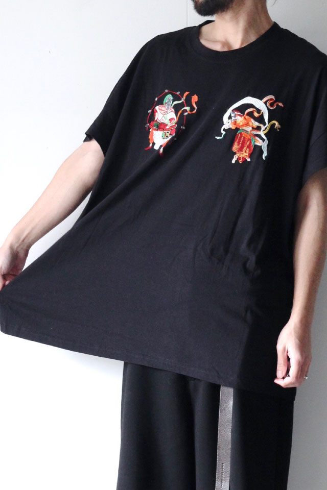 STOF(ストフ) / EMBROIDERY WIDE TEE / SF19SS-10（WHO LIE 刺繍ワイド 
