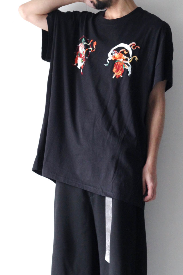 STOF(ストフ) / EMBROIDERY WIDE TEE / SF19SS-10（WHO LIE 刺繍ワイド 