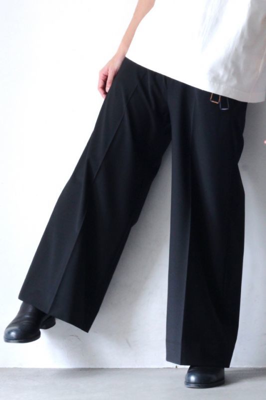 LIBERUM(リベルム) / EMBROIDERY WIDE PANTS / SS2019-PT02 