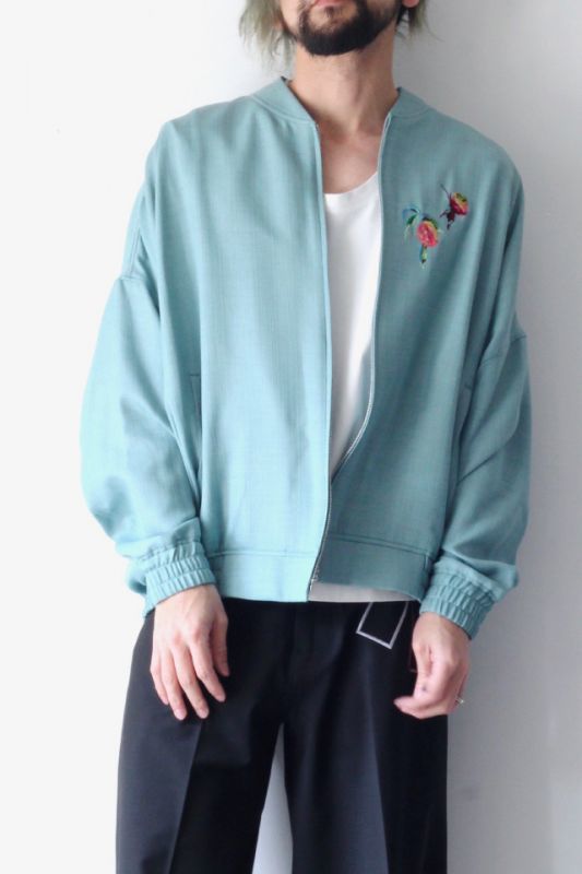 SISE(シセ) / 刺繍バルーンブルゾン:EMB.BALLOON BLOUSON[19SS-BL03]の 