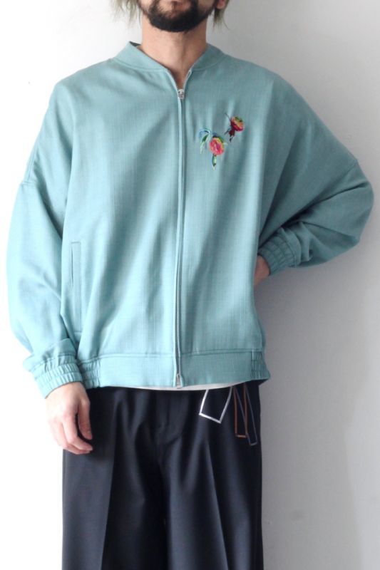 SISE(シセ) / 刺繍バルーンブルゾン:EMB.BALLOON BLOUSON[19SS-BL03]の 