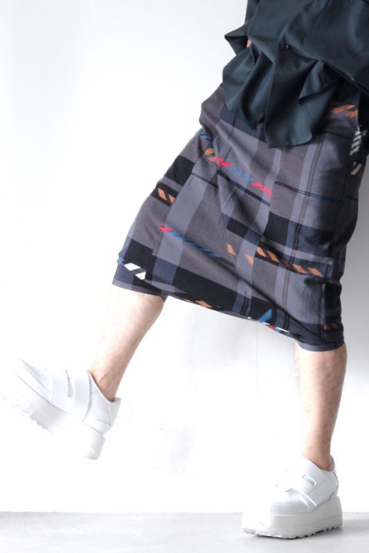 STOF(ストフ) / NOISE CHECK SARROUEL PANTS / SF19SS-14（ノイズ 