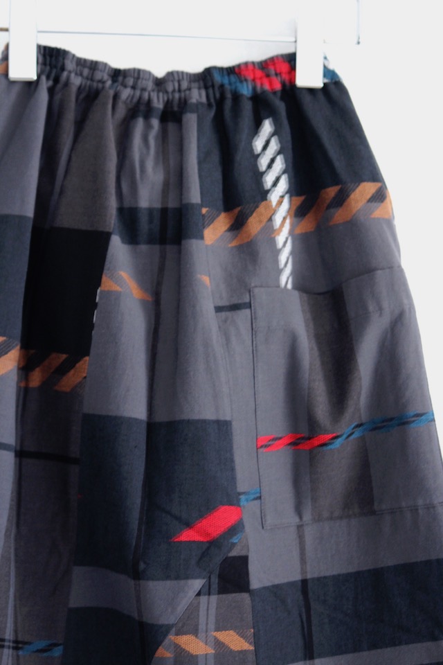 STOF(ストフ) / NOISE CHECK SARROUEL PANTS / SF19SS-14（ノイズ 