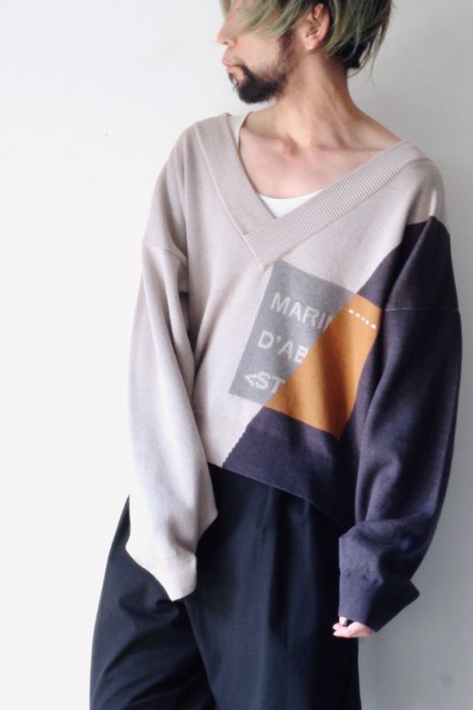 LIBERUM(リベルム) / DOUBLE JAQUARD KNIT / SS2019-KN01(ダブルジャ 