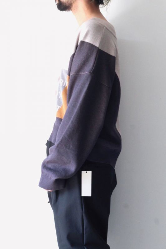LIBERUM(リベルム) / DOUBLE JAQUARD KNIT / SS2019-KN01(ダブルジャ 