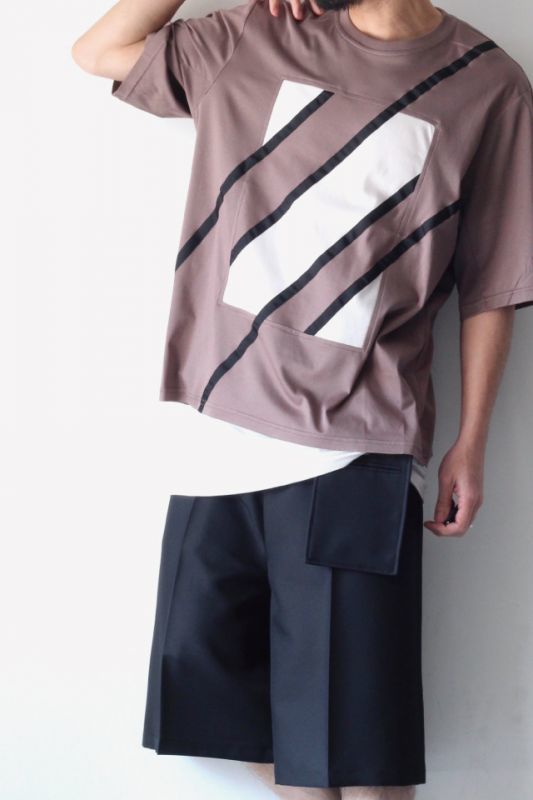 ETHOSENS(エトセンス) / SWITCHING T-SHIRT / E119-001（スウィッ 