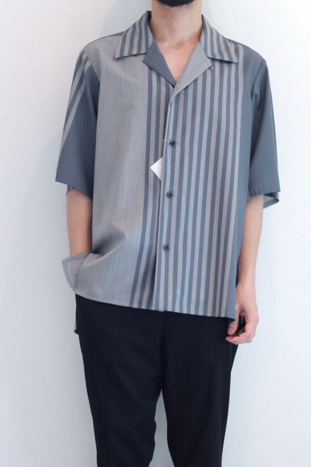 ETHOSENS(エトセンス) / PANEL STRIPE SSSHIRT / E119-303（パネル