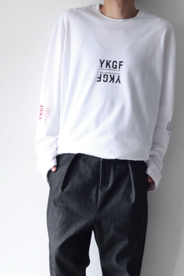 yoshio kubo GROUNDFLOOR(ヨシオクボ) / プリントロングTシャツ(MULTI 
