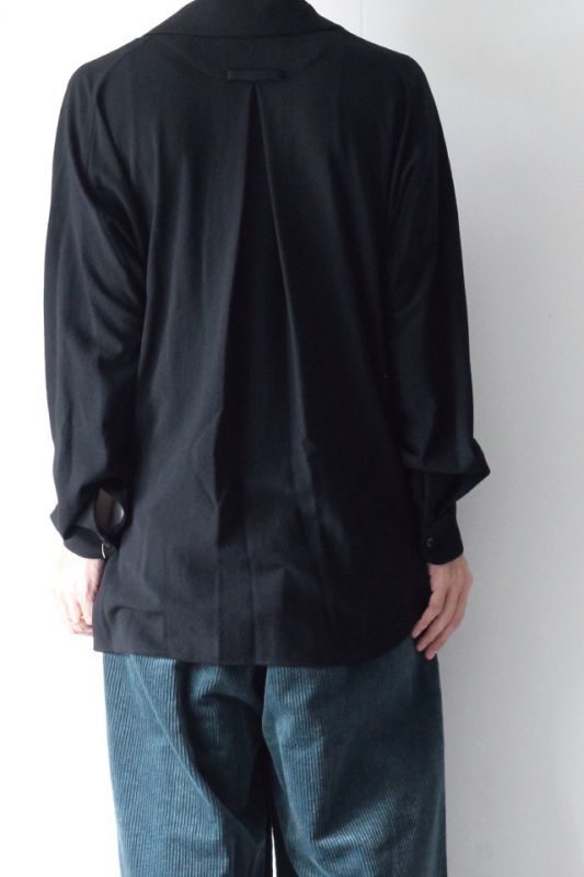 ETHOSENS(エトセンス) /EMBOSSES OPEN COLLAR SHIRT / E219-205 