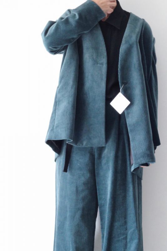 ETHOSENS(エトセンス) /COLLARLESS LAYER JACKET / E219-401（ノー 