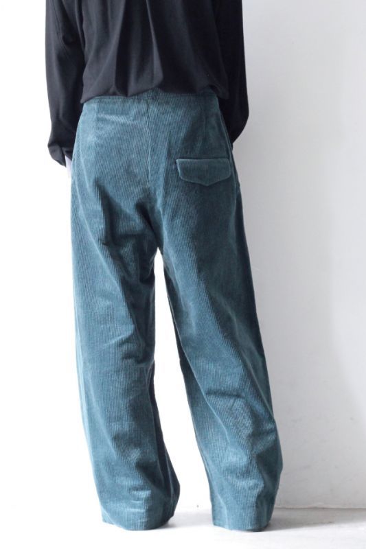 ETHOSENS エトセンス CORDUROY BAGGY SLACKS sandiegokidsdentist.com