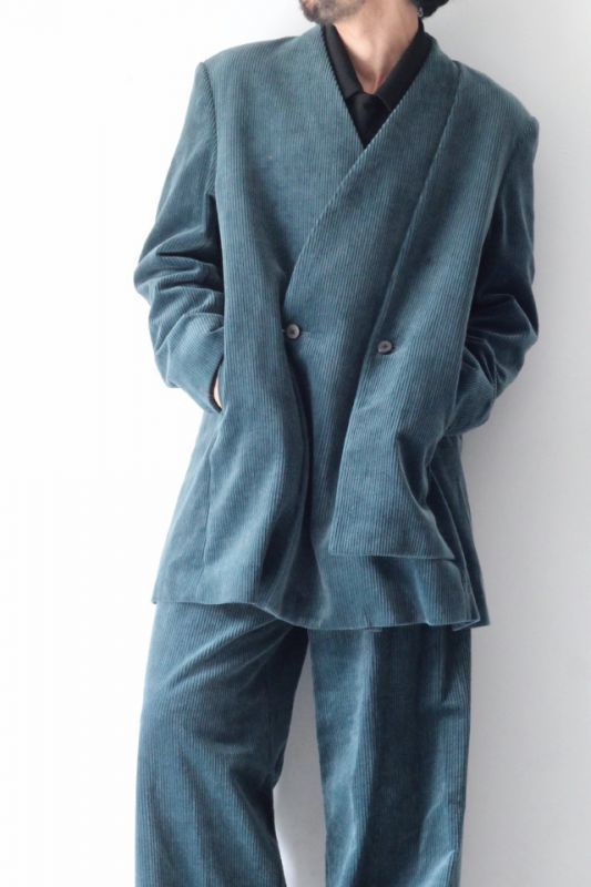 ETHOSENS(エトセンス) /COLLARLESS LAYER JACKET / E219-401（ノー