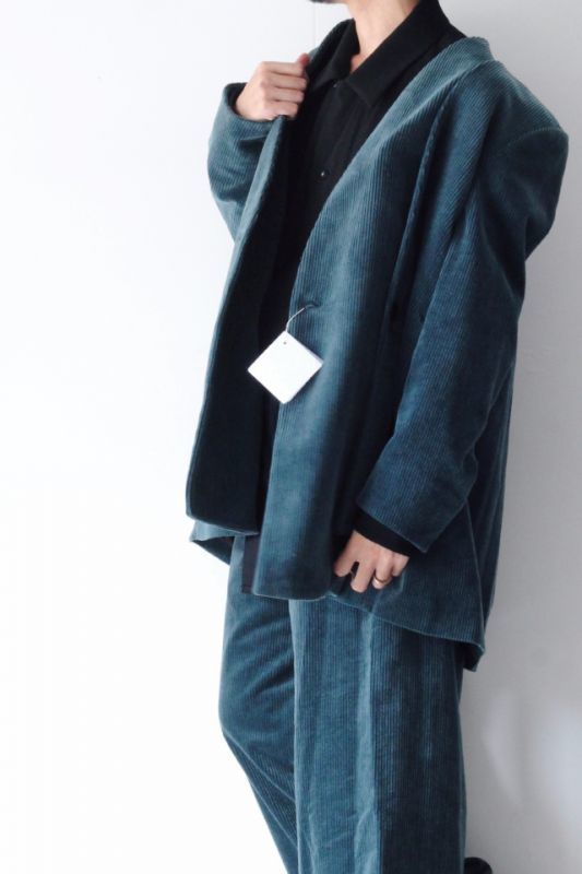 ETHOSENS(エトセンス) /COLLARLESS LAYER JACKET / E219-401