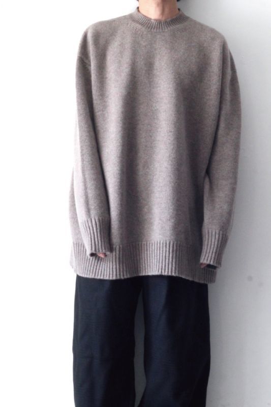 STUDIO NICHOLSON(スタジオニコルソン) / OVERSIZED UNISEX KNIT/SNW 