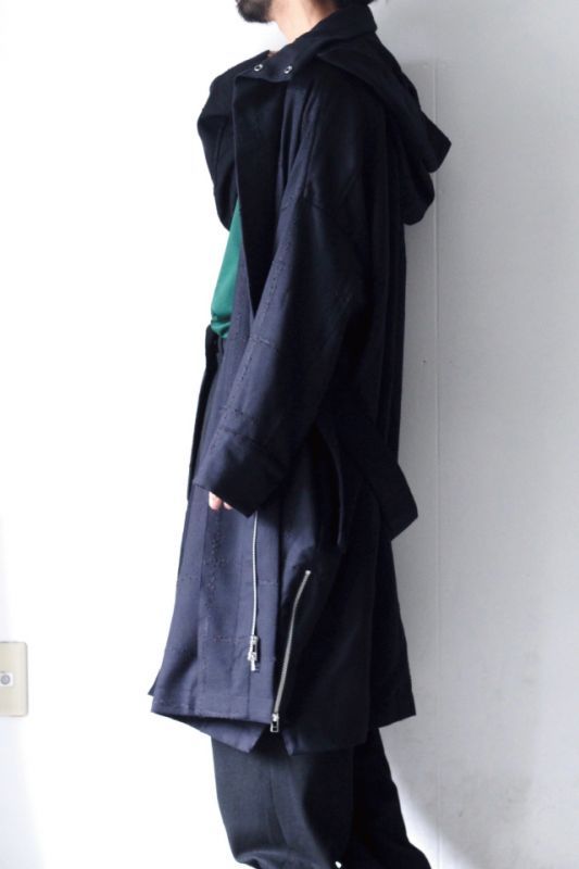 SISE(シセ) / ジャカードバルーンコート:JACQUARD BALLOON COAT[19AW