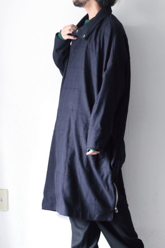 SISE(シセ) / ジャカードバルーンコート:JACQUARD BALLOON COAT[19AW