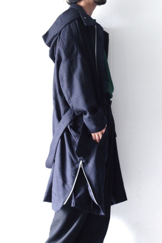 SISE(シセ) / ジャカードバルーンコート:JACQUARD BALLOON COAT[19AW 