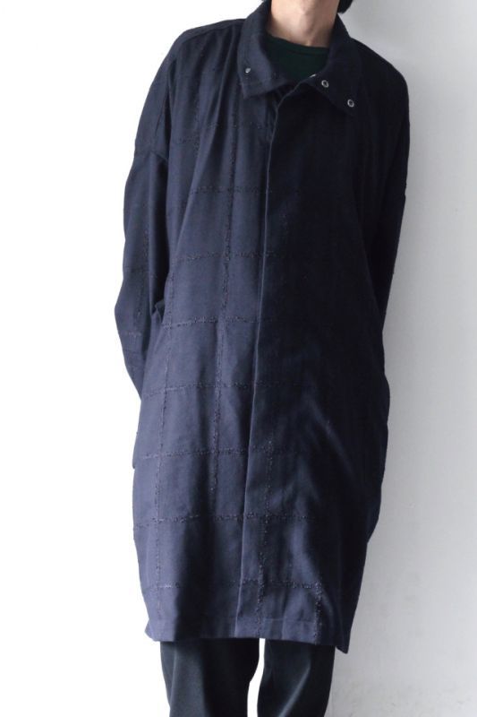 SISE(シセ) / ジャカードバルーンコート:JACQUARD BALLOON COAT[19AW