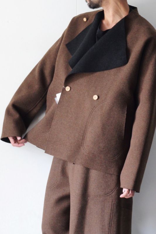 ETHOSENS(エトセンス) /CUT OFF JACKET / E219-404（カットオフ 