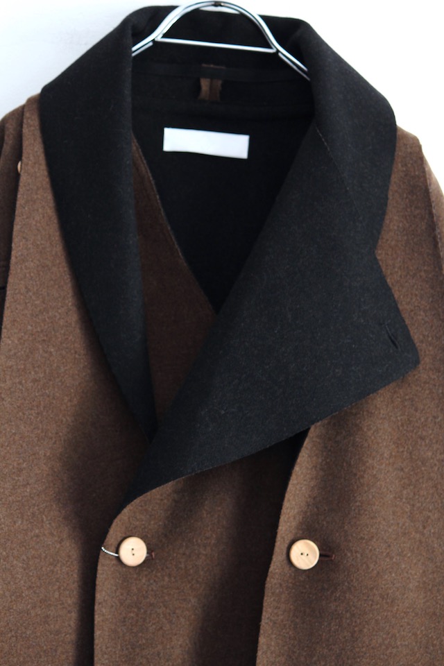 ETHOSENS(エトセンス) /CUT OFF MUFLAR COLLAR COAT / E219-503 