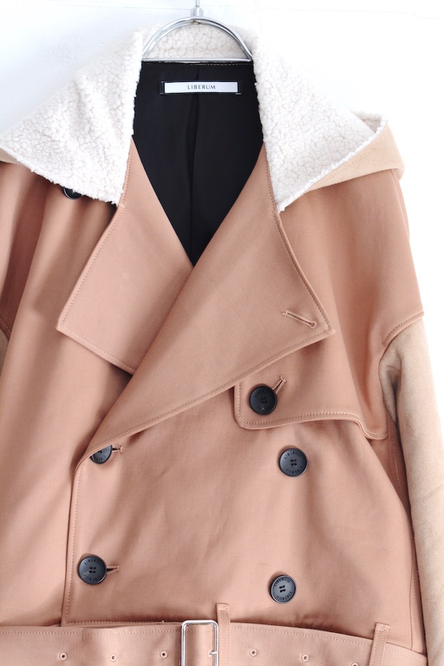大切な人へのギフト探し LIBERUM 19AW 9.9万 MOUTON HOODIE TRENCH 2